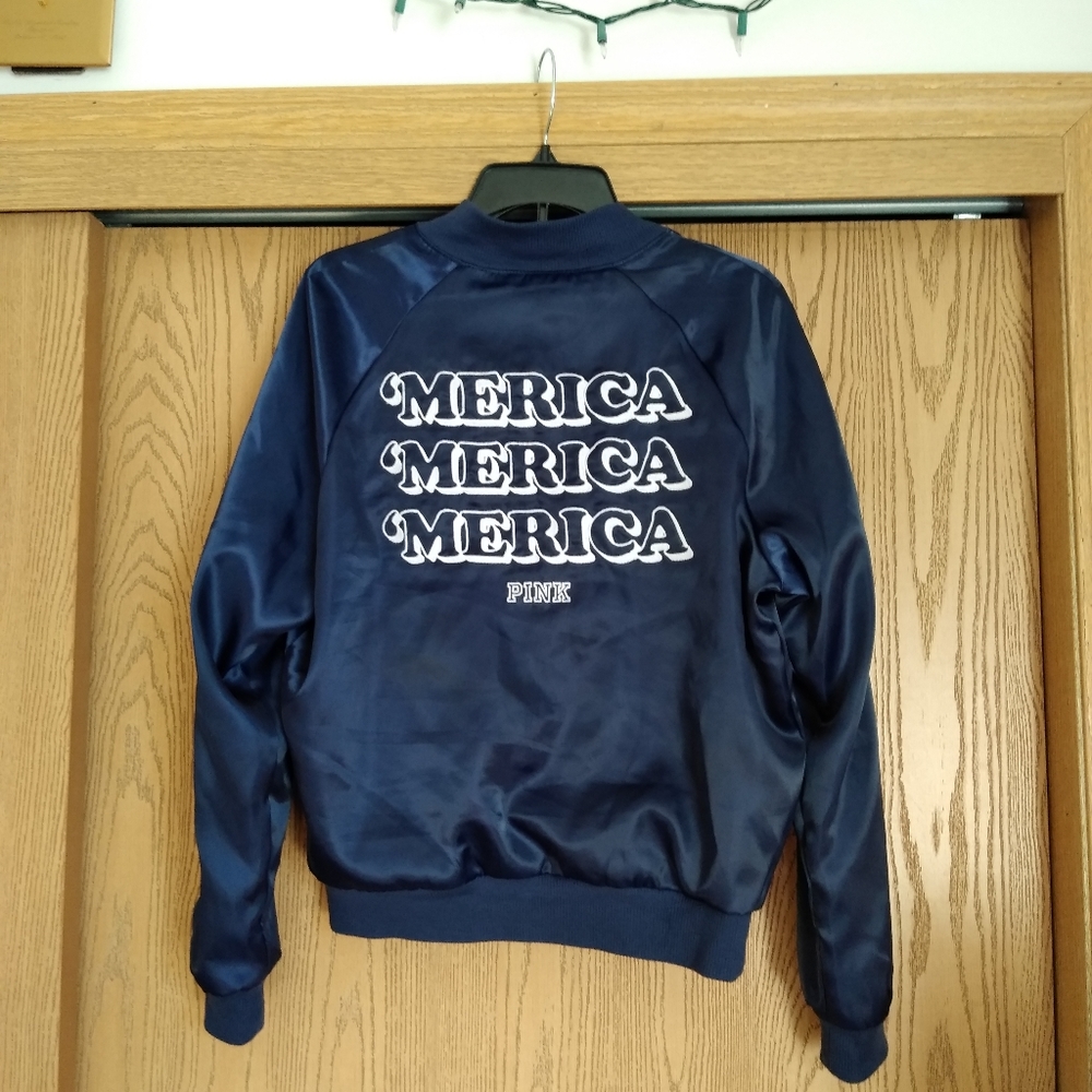 SOLD!!!!!!!! VS Pink America Bomber Jacket